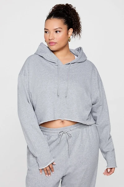 Year Round Terry Cropped Hoodie