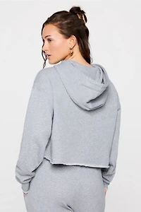 Year Round Terry Cropped Hoodie