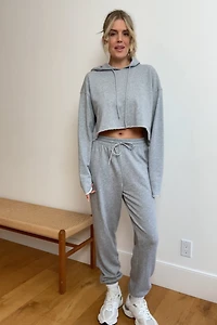 Year Round Terry Cropped Hoodie