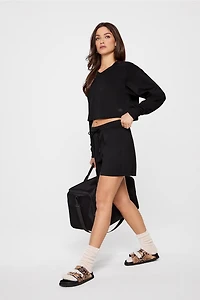 So Sleek Modal Cropped Sweatshirt