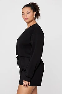 So Sleek Modal Cropped Sweatshirt