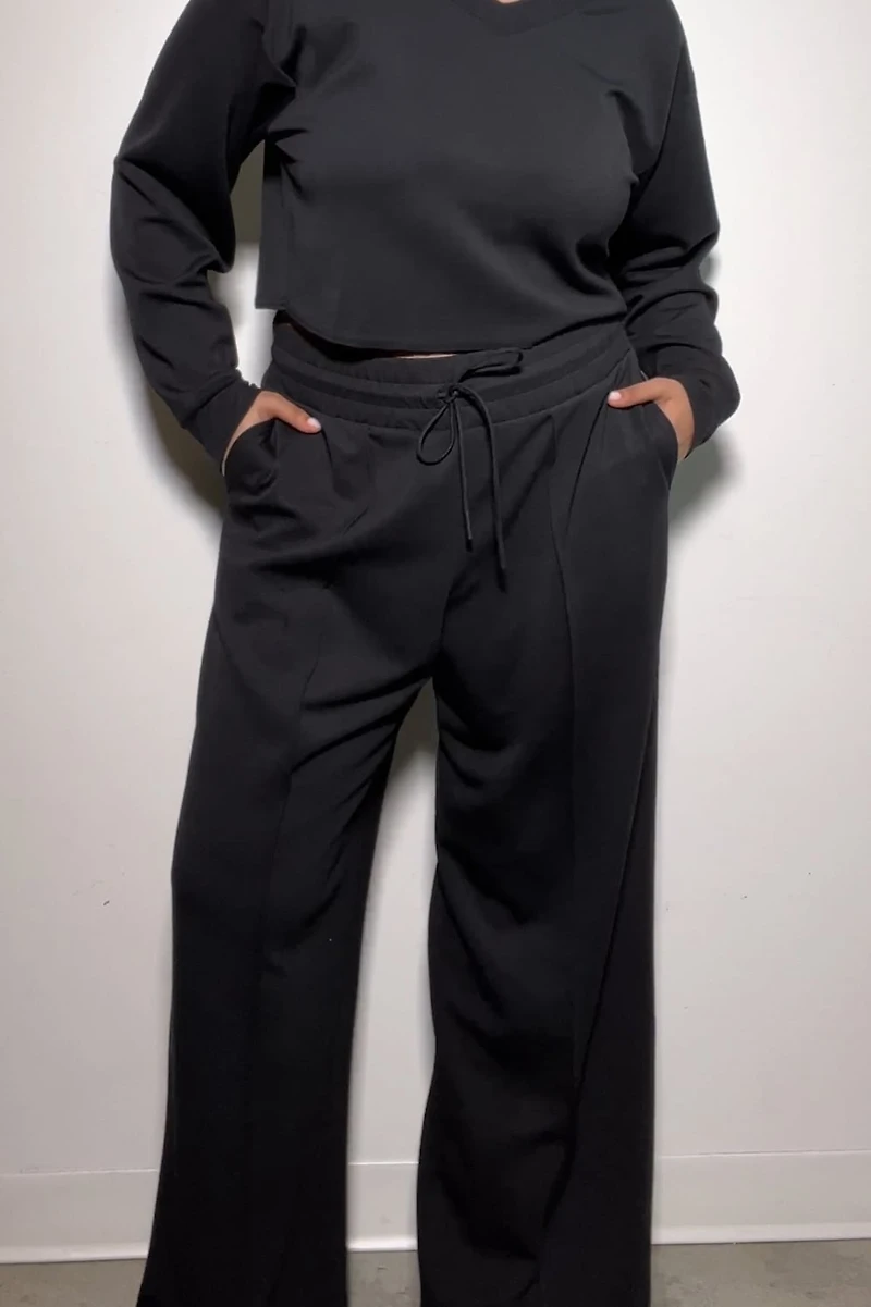 So Sleek Modal Cropped Sweatshirt