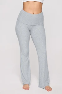 Soft Rib Foldover Pant