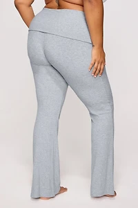 Soft Rib Foldover Pant