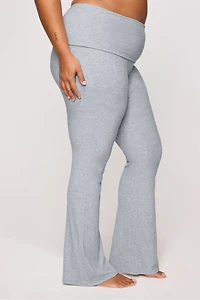 Soft Rib Foldover Pant