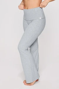 Soft Rib Foldover Pant