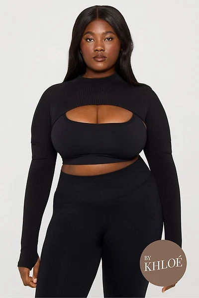 Sheer Rib Shrug