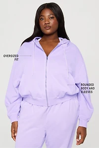 Weekend Full-Zip Baggy Hoodie