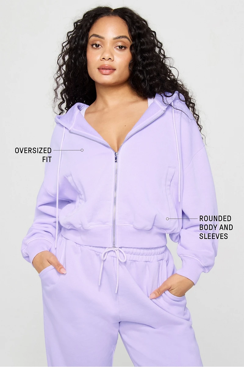 Weekend Full-Zip Baggy Hoodie
