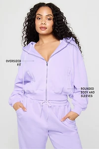 Weekend Full-Zip Baggy Hoodie