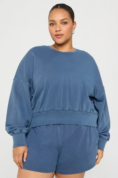 Year Round Terry Crew Neck Sweatshirt