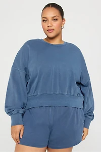 Year Round Terry Crew Neck Sweatshirt