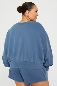 Year Round Terry Crew Neck Sweatshirt
