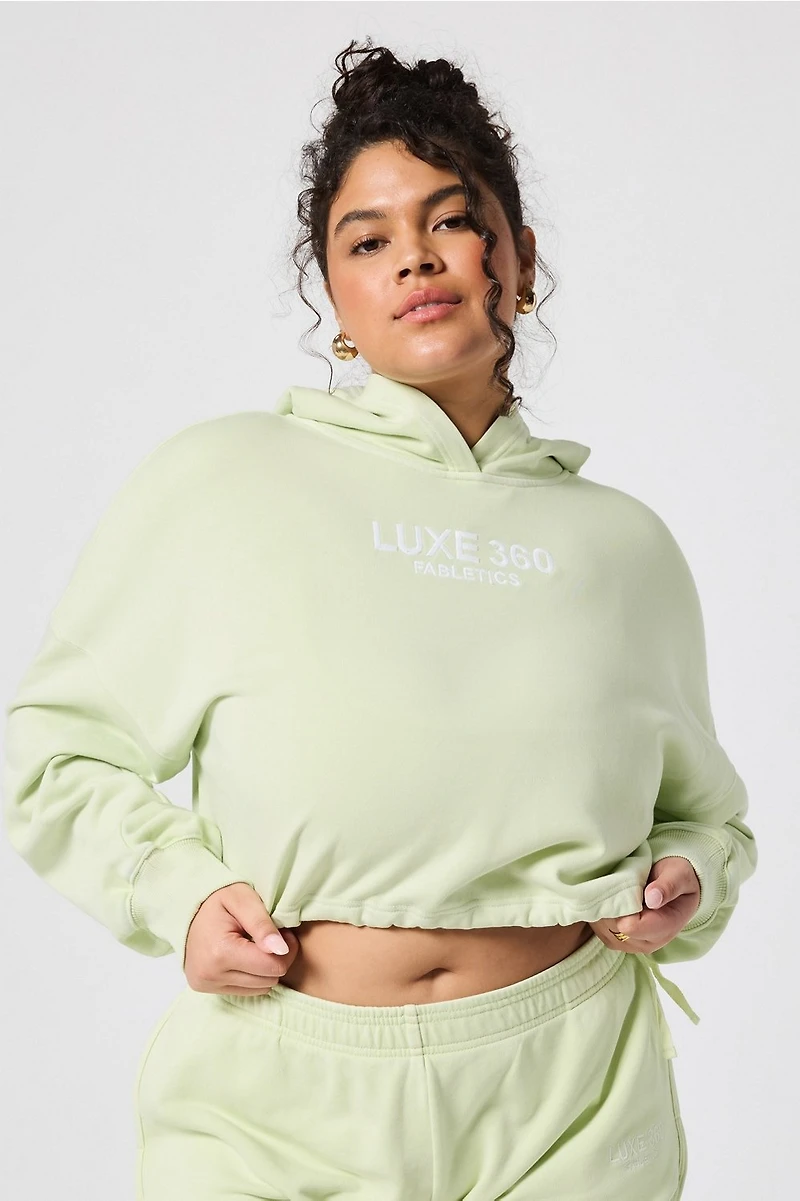 Year Round Terry Luxe Cropped Hoodie