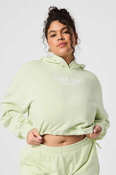 Year Round Terry Luxe Cropped Hoodie