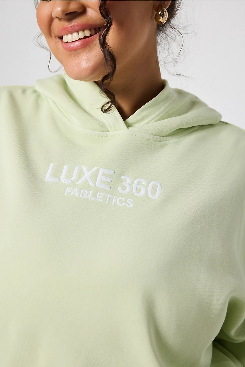 Year Round Terry Luxe Cropped Hoodie