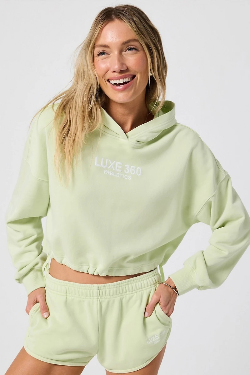 Year Round Terry Luxe Cropped Hoodie