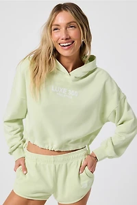 Year Round Terry Luxe Cropped Hoodie
