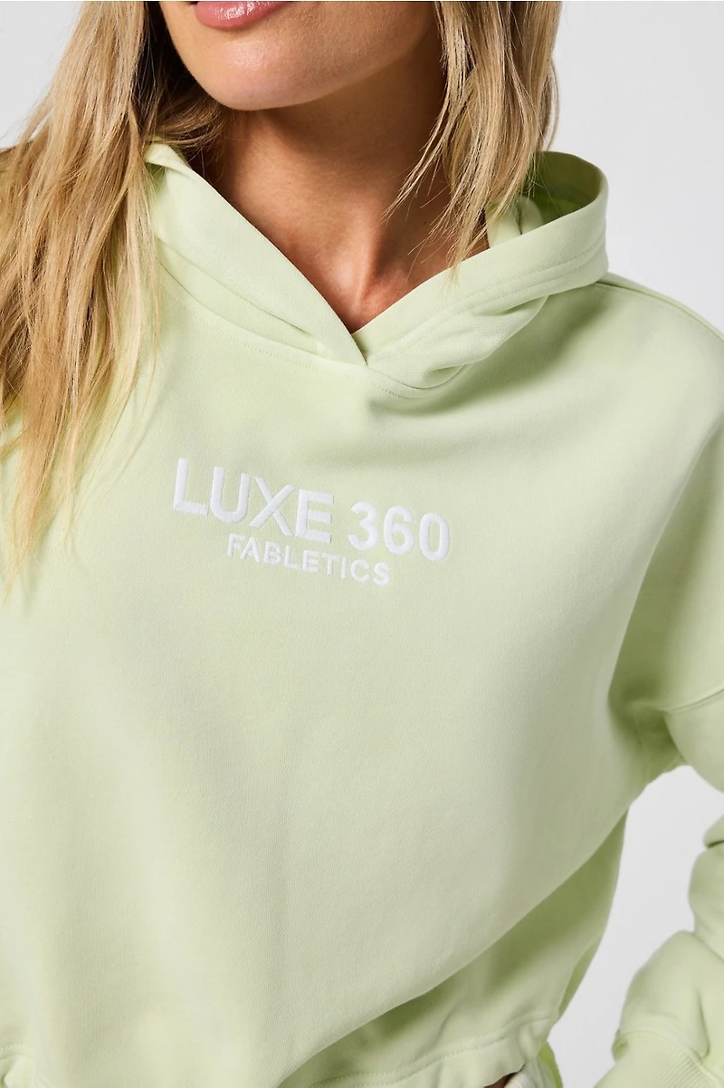 Year Round Terry Luxe Cropped Hoodie