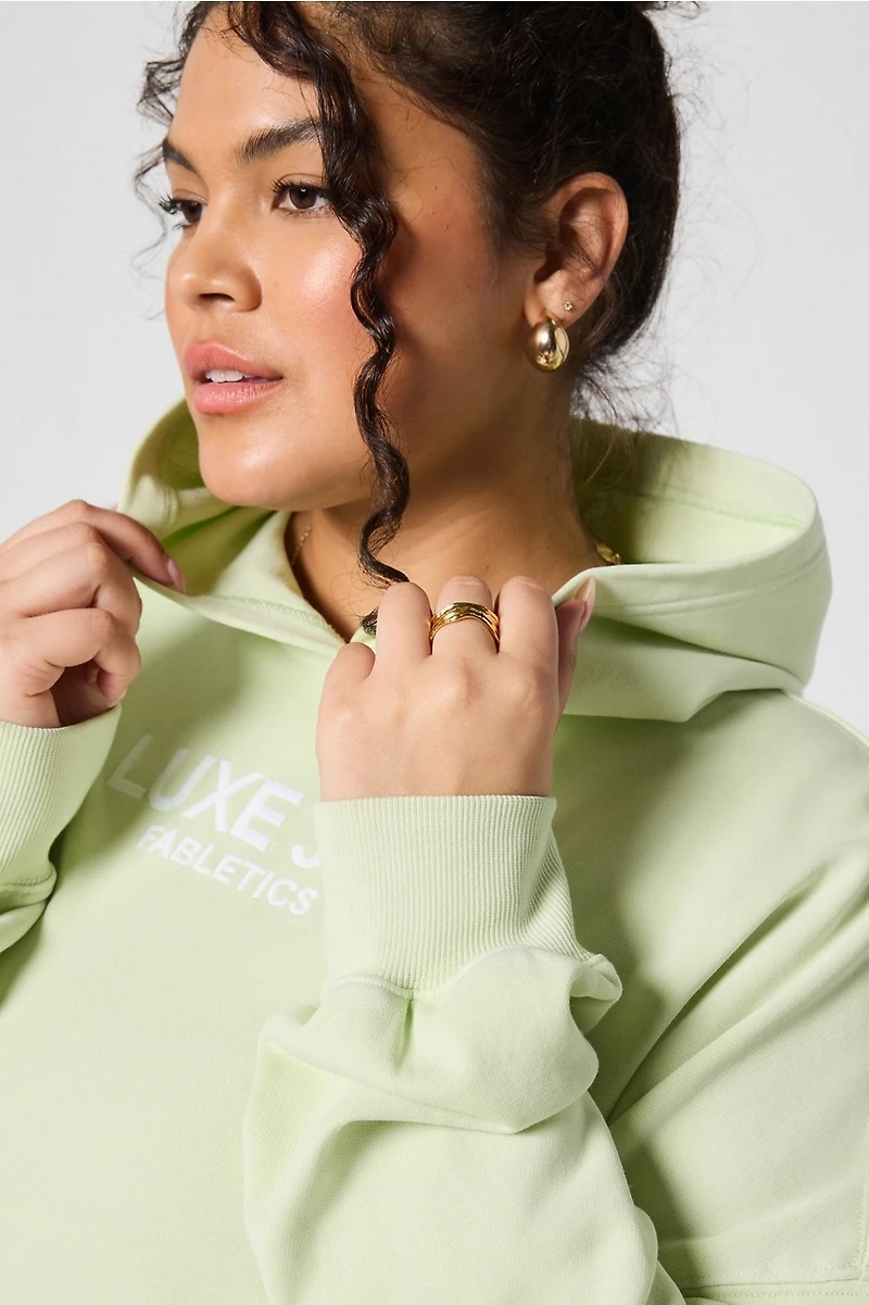 Year Round Terry Luxe Cropped Hoodie