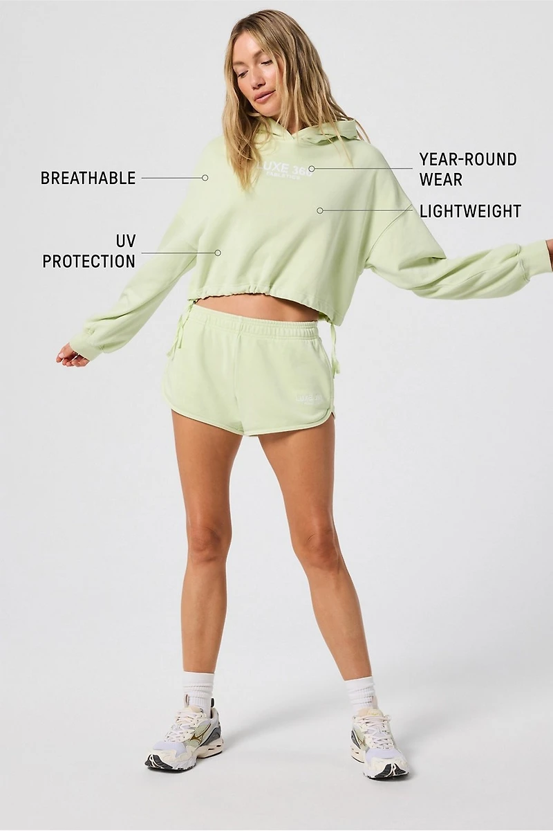 Year Round Terry Luxe Cropped Hoodie