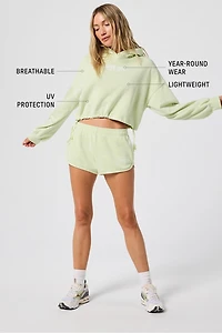 Year Round Terry Luxe Cropped Hoodie