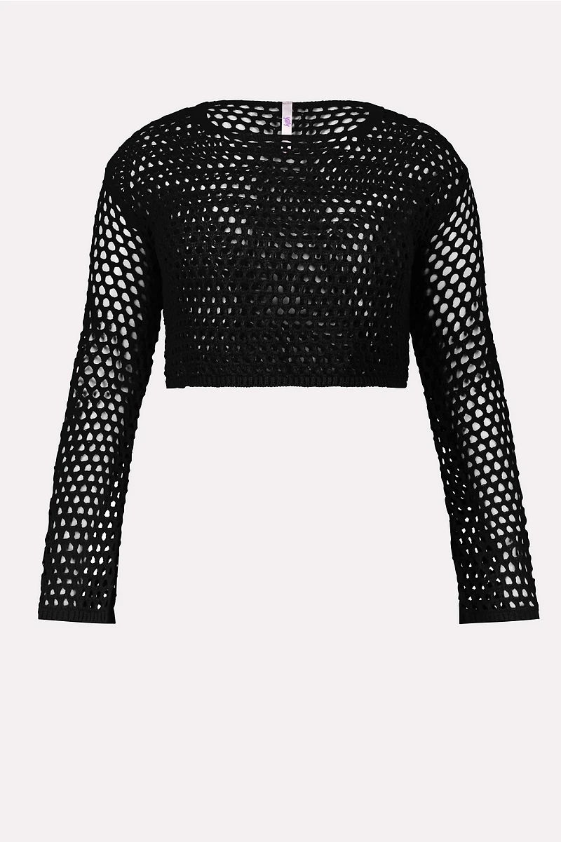 Crochet Long Sleeve Top