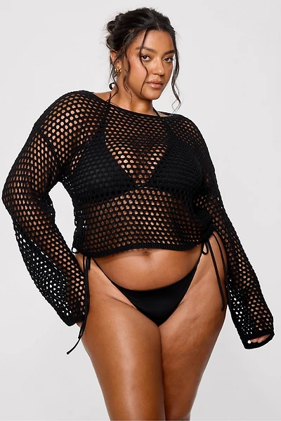 Crochet Long Sleeve Top