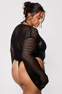 Crochet Long Sleeve Top
