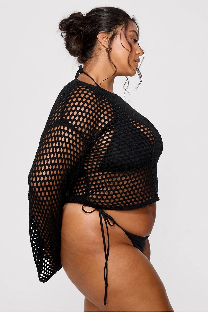Crochet Long Sleeve Top