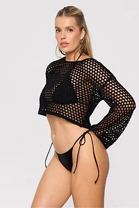 Crochet Long Sleeve Top