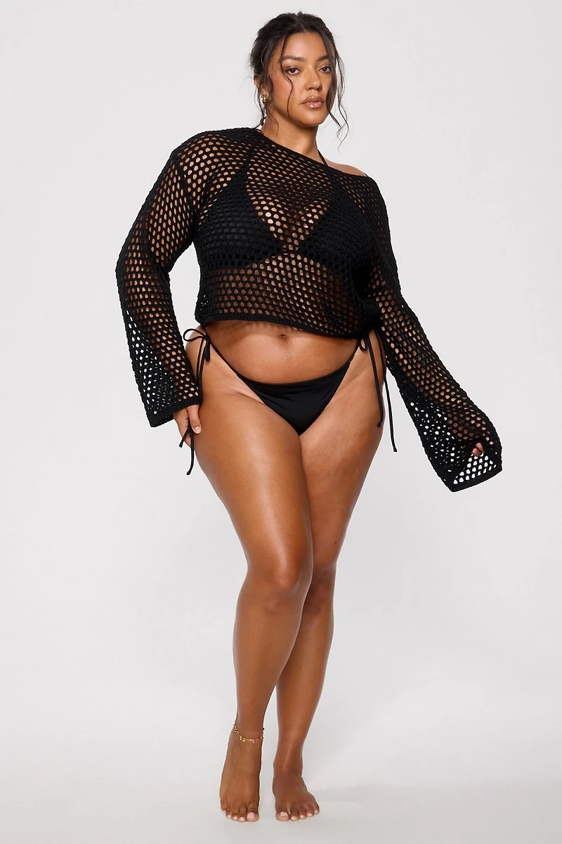 Crochet Long Sleeve Top