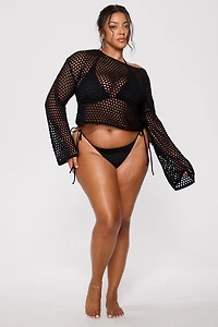 Crochet Long Sleeve Top
