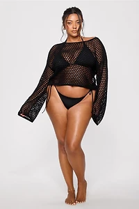 Crochet Long Sleeve Top