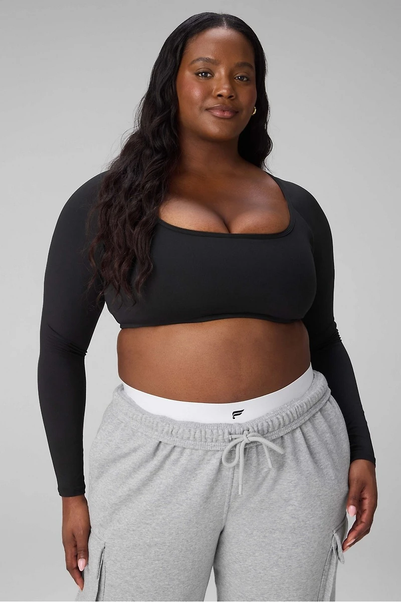 AirLite Long-Sleeve Crop Top