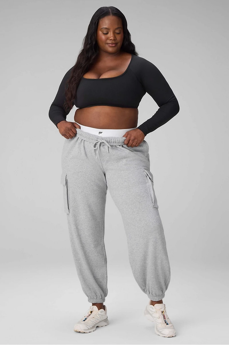 AirLite Long-Sleeve Crop Top