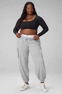 AirLite Long-Sleeve Crop Top