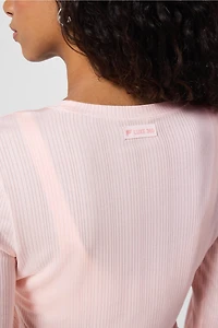 Luxe360 Rib Long-Sleeve Top