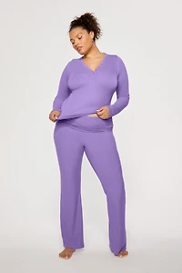 Soft Rib Long Sleeve Henley