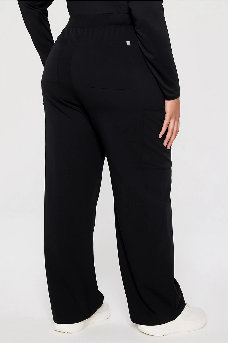High-Rise Wide Leg Scrub Pant