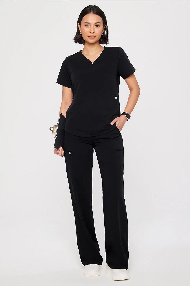 High-Rise Wide Leg Scrub Pant