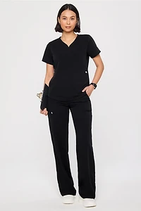High-Rise Wide Leg Scrub Pant