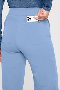 High-Rise Wide Leg Scrub Pant