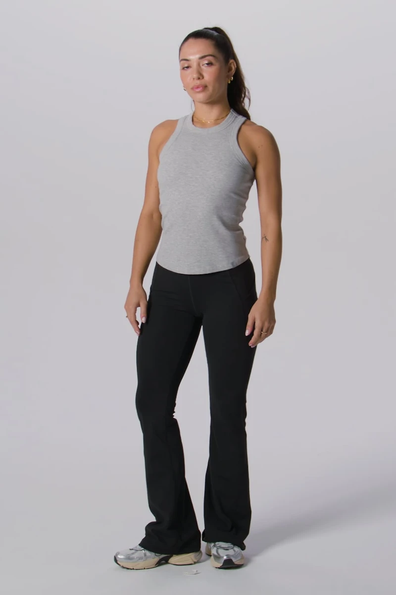 Oasis PureLuxe High-Waisted Pocket Kick Flare