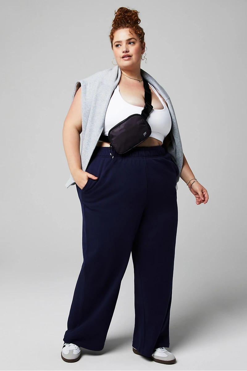 Year Round Terry Wide Leg Pant