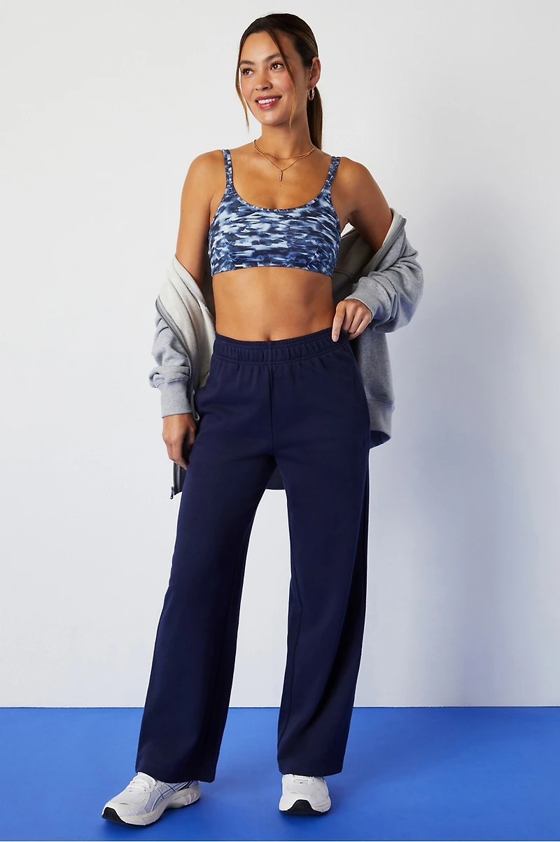Year Round Terry Wide Leg Pant