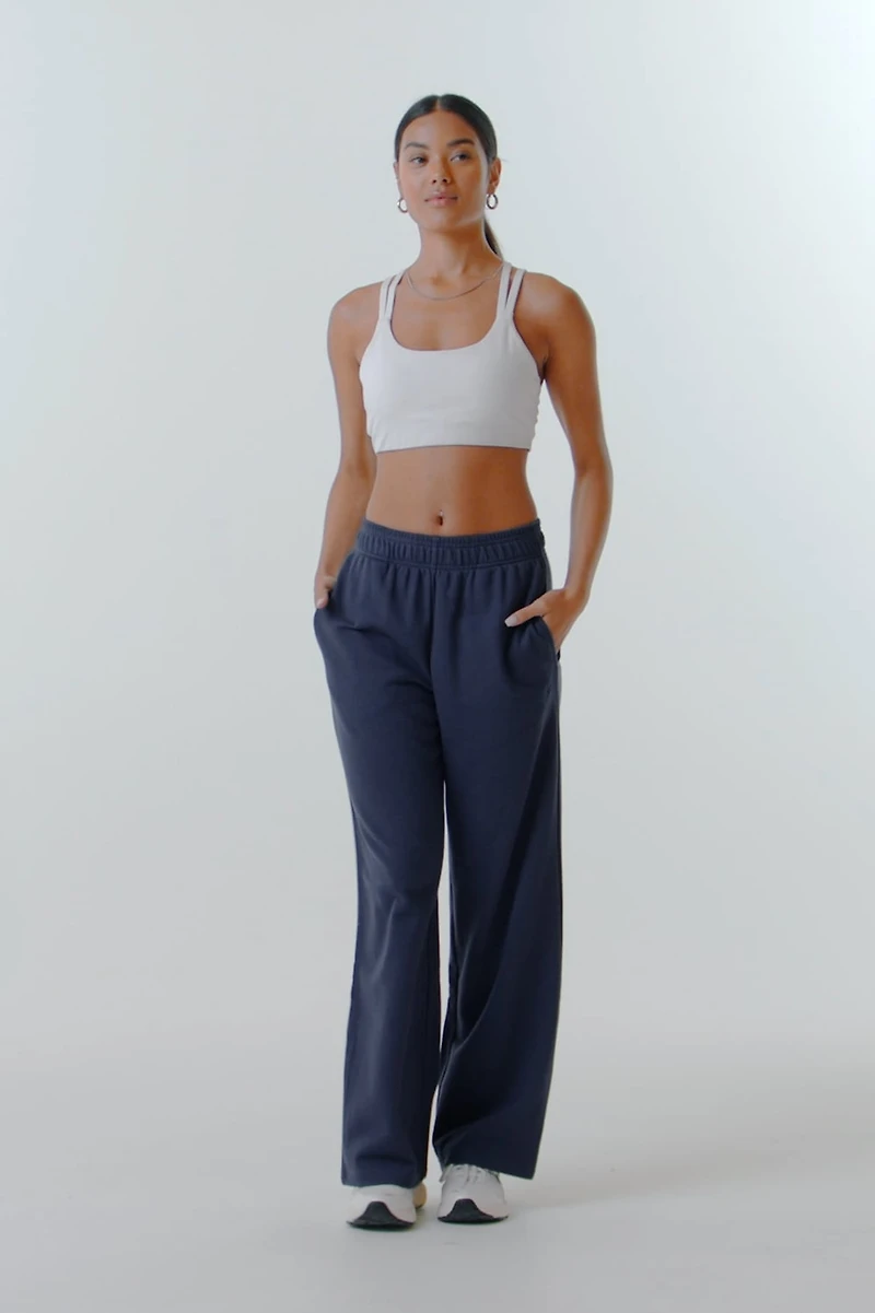Year Round Terry Wide Leg Pant