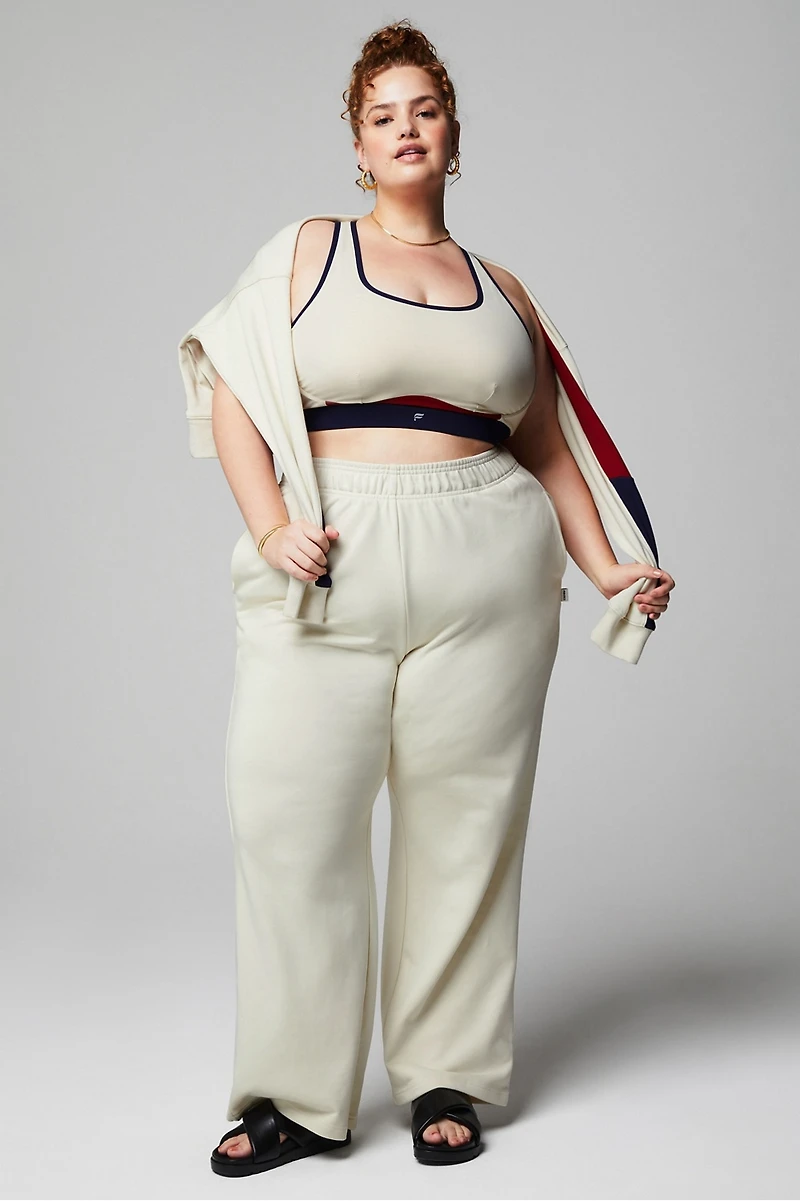 Year Round Terry Wide Leg Sweatpant