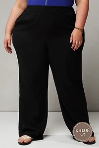 Cotton Voile Wide Leg Pant