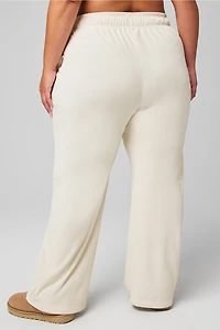 Plush Rib Wide Leg